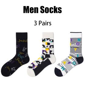 3 Pairs Mens Colorful Athletic Socks Cushion Running Socks Breathable Comfort Seamless Anti-slip And Anti-odor For Sports Running Fitness Hiking