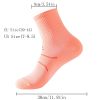 For Men Compression Running Hiking Socks Crew Athletic Anti Blister Cushioned Anti-odor And Breathable For Running Hiking Cycling Fitness