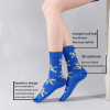 Women Colorful Socks Compression Running Socks Crew Athletic Hiking Wicking Anti Blister Cushioned Anti-odor And Breathable For Running Hiking Cycling