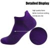 Womens Athletic Compression Running Low Cut Cushioned Socks Anti-odor And Breathable For Outdoor Sports Running Cycling Hiking Fitness