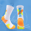 For Men Compression Running Socks Athletic Socks With Cushion Basketball Sport Socks Anti-odor And Anti-slip For Running Fitness Hiking And Cycling