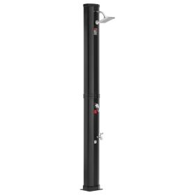 VEVOR Outdoor Solar Heated Shower, 9.25 Gallon Poolside Shower Kit with Shower Head and Foot Shower Tap