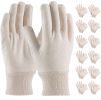 Natural Color Jersey Gloves for Men, Women 9", Pack of 24 Jersey Work Gloves Men, Polyester and Cotton Work Gloves