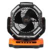 VEVOR Portable Fan Rechargeable 13 inch, Battery Powered Fan with LED Lantern, 4 Speeds Adjustable & 45Â°/90Â°Automatic Swivel & Timer