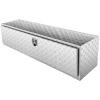 VEVOR Underbody Truck Box, 60"Ã—24"Ã—24" Pickup Storage Box, Heavy Duty Aluminum Diamond Plate Tool Box with Lock and Keys