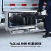 VEVOR Underbody Truck Box, 30"Ã—14"Ã—16" Pickup Storage Box, Heavy Duty Aluminum Diamond Plate Tool Box with Lock and Keys