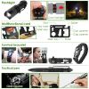 47Pcs Emergency Survival Kit Survival EDC Gear Equipment Tool First Aid Supplies Kit Tools with Pouch for Hiking Hunting Disaster Camping Adventure