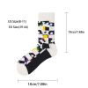 Mens Colorful Athletic Socks Cushion Running Socks Breathable Comfort Seamless Anti-slip And Anti-odor For Sports Running Fitness Hiking