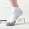 Compression Crew Running Socks Athletic Socks For Men With Cushion Work Hiking Basketball Sport Socks