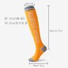 Womens Running Compression Socks Crew Athletic Hiking Wicking Cushioned Anti-odor And Breathable For Running Hiking Cycling Fitness