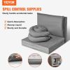 VEVOR Universal Spill Kit, Spill Control Supplies 43 pcs, Includes 30 Universal Sorbent Pads, 2 Universal Sorbent Socks 3"x4', 2 Disposal Pillows