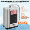 VEVOR Alkaline Water Ionizer Machine, pH 3.5-10.5 Alkaline Acidic Hydrogen Water Purifier, 7 Water Settings Home Filtration System, Up to -650mV ORP
