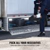 VEVOR Underbody Truck Box, 48"Ã—24"Ã—24" Pickup Storage Box, Heavy Duty Aluminum Diamond Plate Tool Box with Lock and Keys