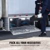 VEVOR Underbody Truck Box, 36"Ã—24"Ã—24" Pickup Storage Box, Heavy Duty Aluminum Diamond Plate Tool Box with Lock and Keys