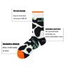 Women Colorful Compression Running Anti-odor And Breathable Socks Crew Athletic Hiking Anti Blister Cushioned For Running Hiking Cycling Fitness