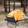 YSSOA Folding Camping Chair for Adults with Handle and Storage Bag, Small Size, 253lbs Load Bearing Collapsible Outdoor Furniture for Leisure, Beach
