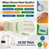 Natural Color Jersey Gloves for Men, Women 9", Pack of 24 Jersey Work Gloves Men, Polyester and Cotton Work Gloves