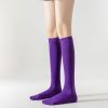 Womens Running Compression Socks Crew Athletic Hiking Wicking Cushioned Anti-odor And Breathable For Running Hiking Cycling Fitness