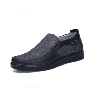 Business Casual Soft-soled Feet Flat-soled Men's Shoes (Option: Gray-42 yards)