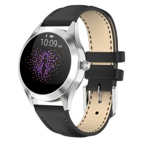 Heart Rate Monitoring Sports Step Smart Bracelet (Option: Black-Steel)