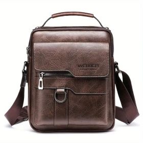 Unisex Shoulder Bags, Waist Bags, Men'S Crossbody Bags, Single Shoulder Bags, Casual And Simple Retro Men'S Bags, Fashionable And Trendy Bags, Te (Color: brown)