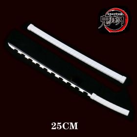 25cm Kimetsu No Yaiba Sword Weapon Demon Killer Tomioka Yoshio Role-playing Sword Anime Ninja Sword PU Weapon Props (Color: gui dao-5, size: 25cm)