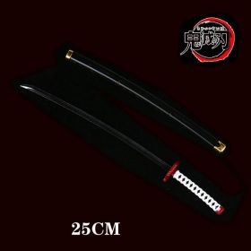 25cm Kimetsu No Yaiba Sword Weapon Demon Killer Tomioka Yoshio Role-playing Sword Anime Ninja Sword PU Weapon Props (Color: gui dao-12, size: 25cm)