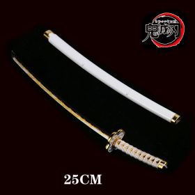 25cm Kimetsu No Yaiba Sword Weapon Demon Killer Tomioka Yoshio Role-playing Sword Anime Ninja Sword PU Weapon Props (Color: gui dao-14, size: 25cm)