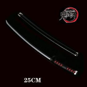 25cm Kimetsu No Yaiba Sword Weapon Demon Killer Tomioka Yoshio Role-playing Sword Anime Ninja Sword PU Weapon Props (Color: gui dao-15, size: 25cm)