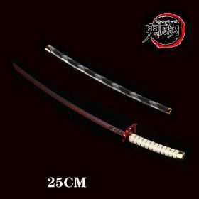 25cm Kimetsu No Yaiba Sword Weapon Demon Killer Tomioka Yoshio Role-playing Sword Anime Ninja Sword PU Weapon Props (Color: gui dao-9, size: 25cm)