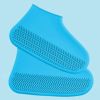1 Pair Of Reusable Latex Waterproof Rain Shoe Covers Slip-resistant Rubber Rain Boot Covers S/M/L Shoe Accessories