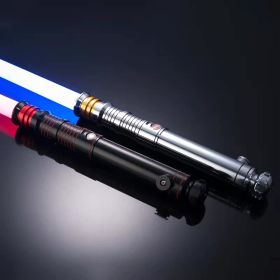 TXQSABER Smooth Swing Lightsaber Metal Hilt Heavy Dueling 12 Colors Changing Blaster Cosplay Bluetooth Laser Sword Kids Toys (version: Premium RGB, Color: TSK-E11-B-BlackRed)
