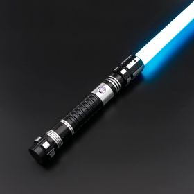 TXQSABER New Dark D Smooth Swing Lightsaber Eco pixel Metal Hilt for Heavy Dueling Tip Drags Jedi Cosplay Laser Sword Kids Toys (version: RGB, Color: Balck)
