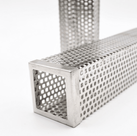 Stainless Steel Smoke Pipe Barbecue Charcoal Barbecue Plate Rack Accessories (Style: Square, size: 12 inches)