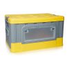 Lidded Storage Bins Instant Crate Collapsible Box