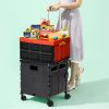 Lidded Storage Bins Instant Crate Collapsible Box