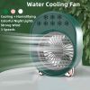 1pc Air Fan Air Cooler Water Cooled Fan; Mini Small Fan USB Fan Spray Humidifier Portable Desktop Fan
