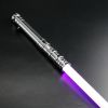 TXQSABER Smooth Swing Lightsaber Metal Hilt Heavy Dueling 12 Colors Changing Blaster Cosplay Bluetooth Laser Sword Kids Toys
